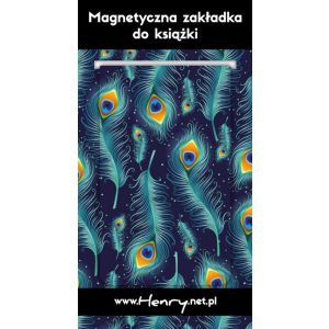 Zakładka magnetyczna Henry Pióra ciemne